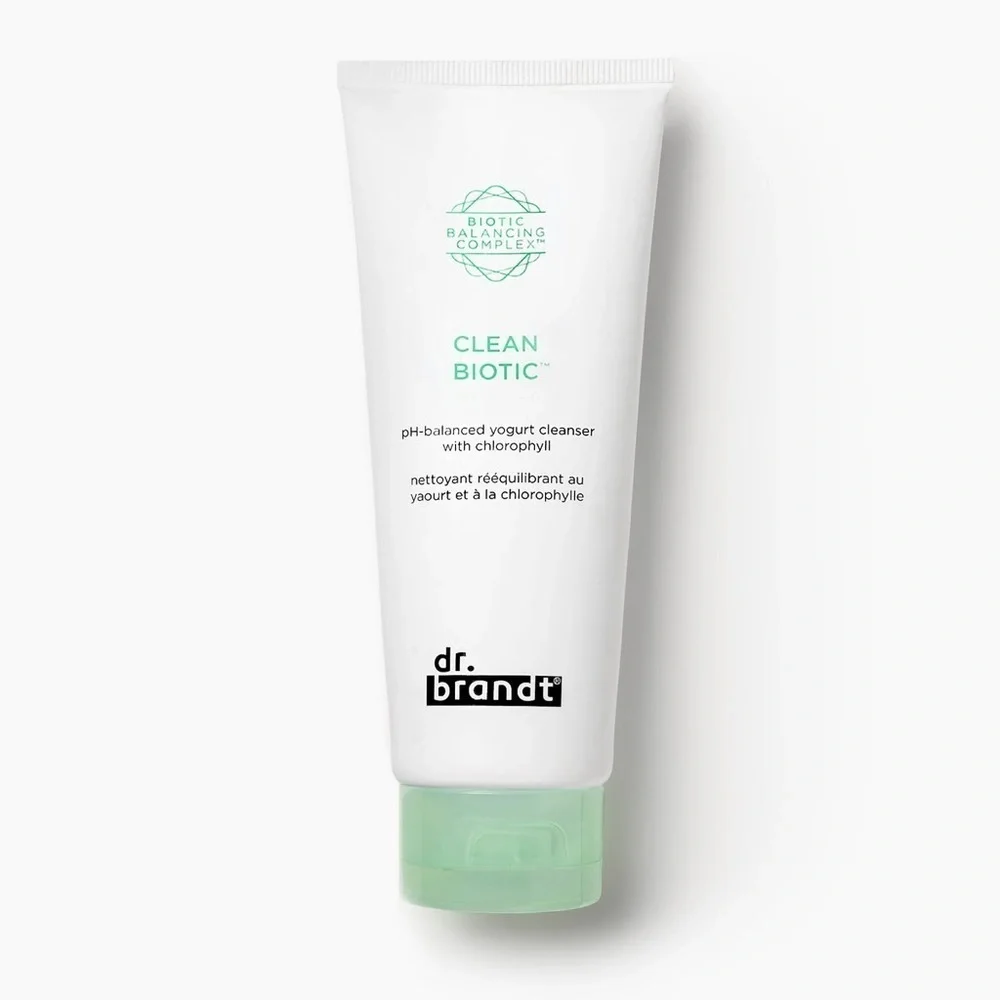 NEW Dr. Brandt Clean Biotic pH-Balanced Yogurt Cleanser with Chlorophyll